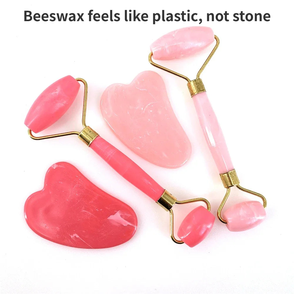 Rouleaux et Gua Sha - Lisse pour Massage Facial
