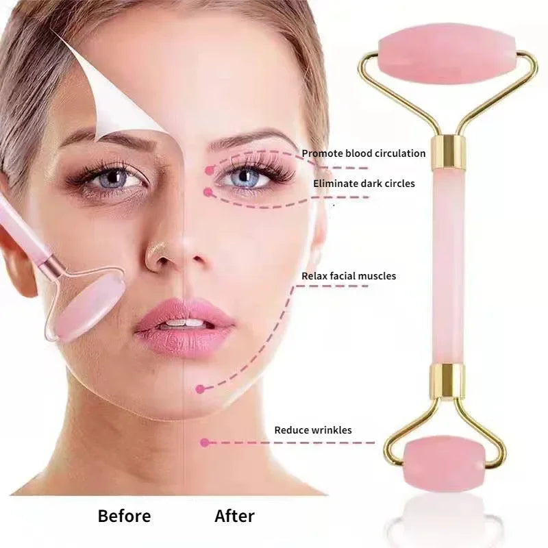Rouleaux et Gua Sha - Lisse pour Massage Facial